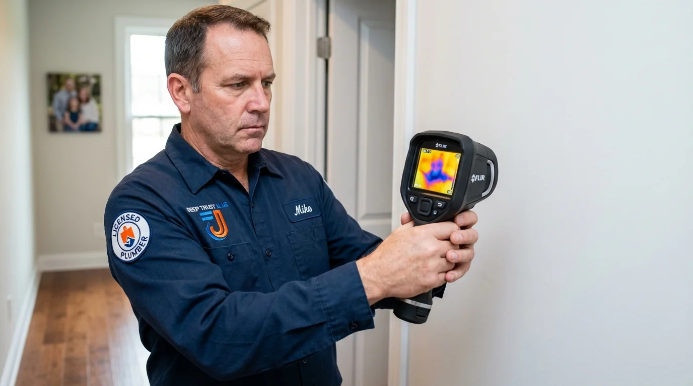 Thermal imaging leak detection by Johns Plumbing LLC in Hawthorne